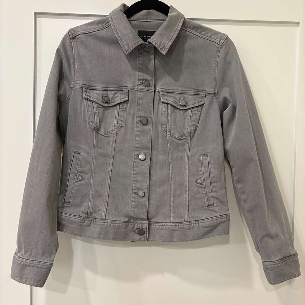 Liverpool Temma Denim Jacket in Gray